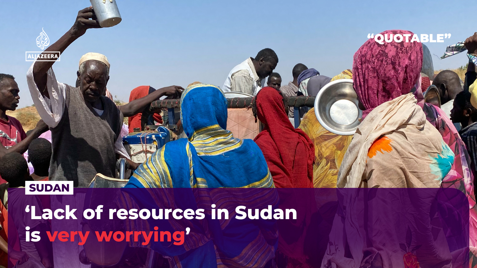 Getting resources for Sudan is a ‘race against time’