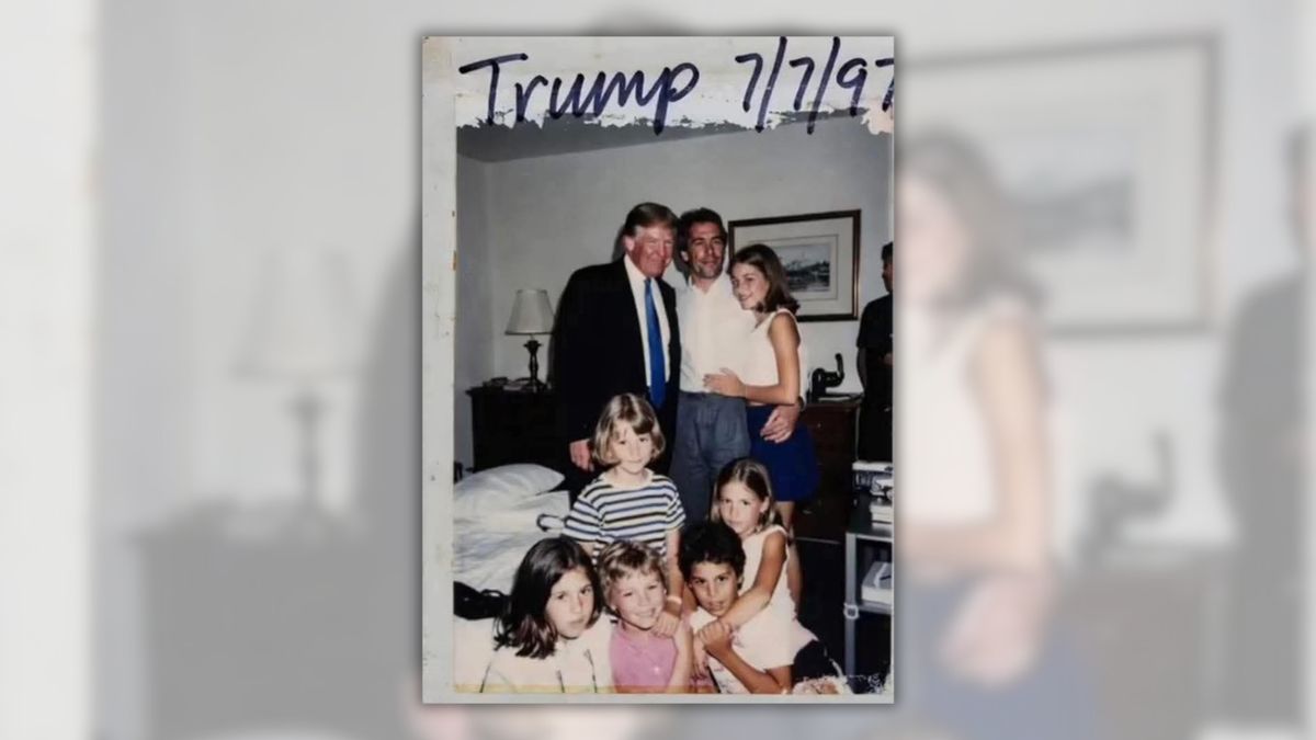 Don’t fall for this photo of Trump, Epstein, young female and children