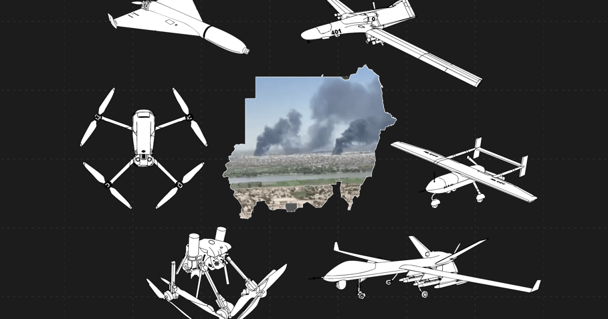 The drones being used in Sudan: 1,000 attacks since April 2023