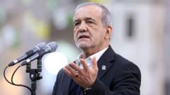 Iran’s president says it is ready to negotiate with the US