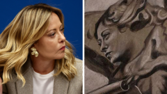 Restored angel fresco resembling Italian PM Meloni sparks investigation