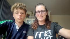 ‘I was thinking about mum’: Boy, 13, swims for hours to save family swept out to sea