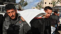 Israeli strikes kill 20 in Gaza, hospitals say, after soldier wounded by gunfire