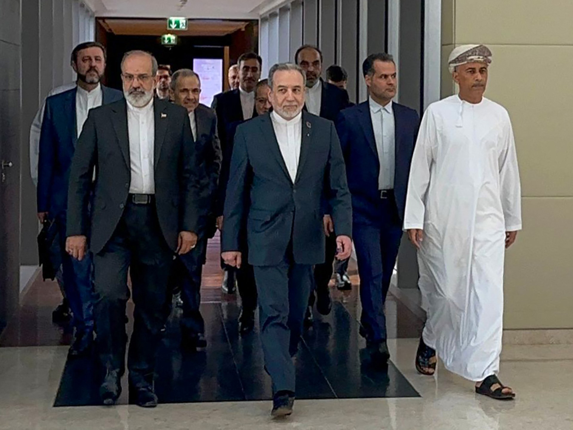 Iran, US hold talks in Oman as fears of war hang over region