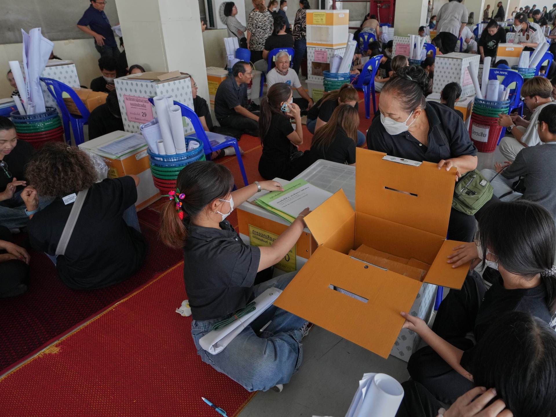 Polls open in Thailand with three main parties vying for power