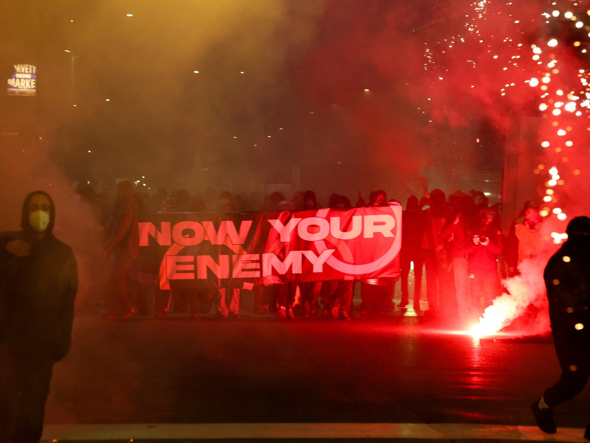 Protests against ICE and Israel at Winter Olympics in Milan