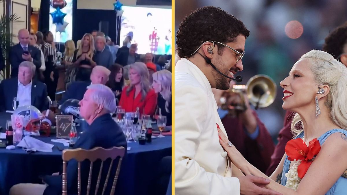 Unpacking claim video shows Trump watching Bad Bunny halftime show at Mar-a-Lago