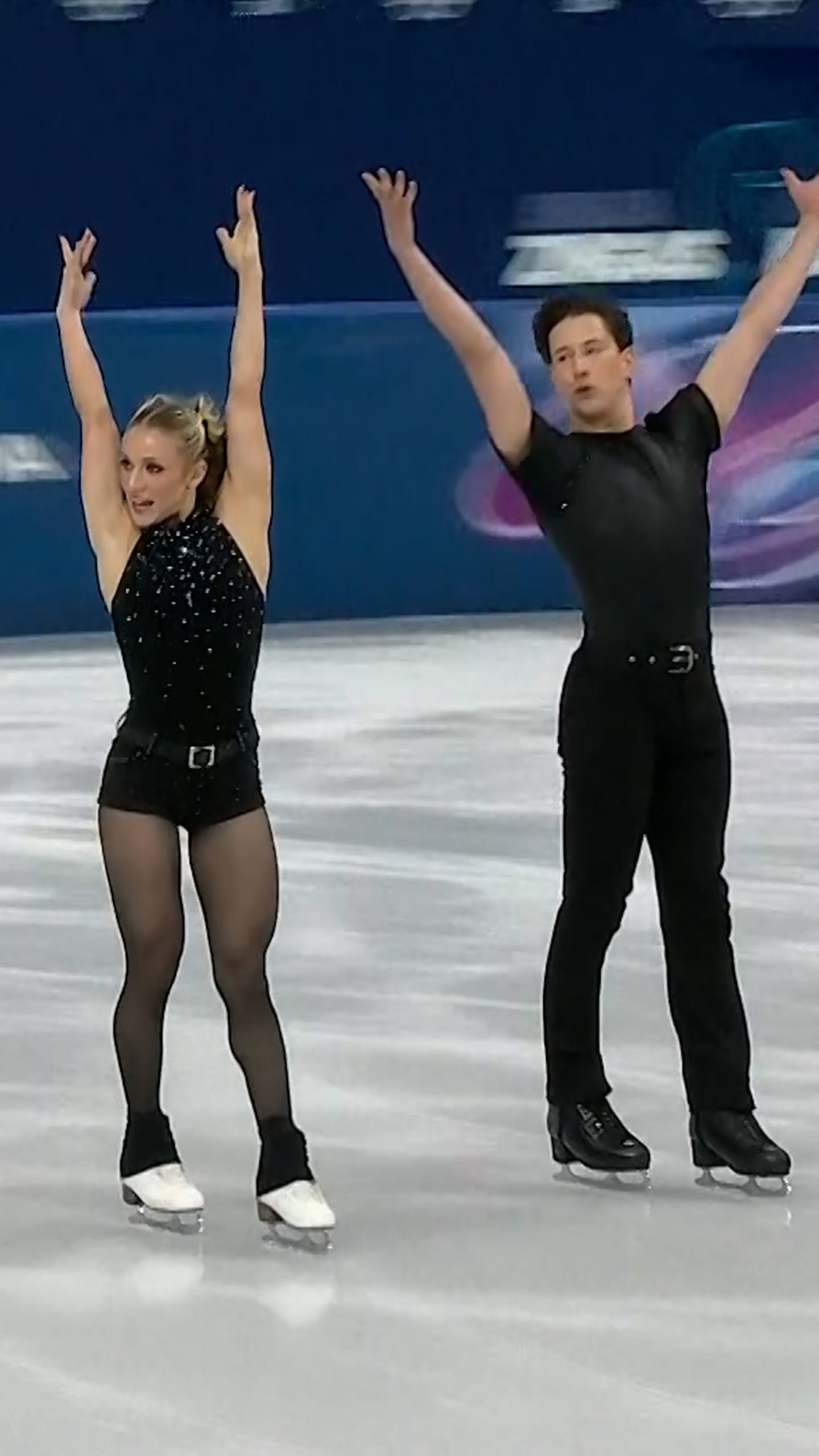 Highlights from opening day of ice dance competition