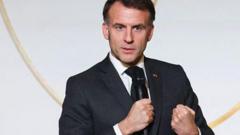 Macron urges Europe to start acting like world power