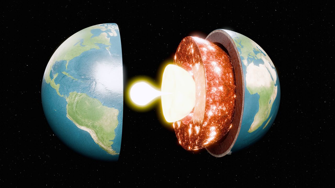 The largest reservoir of hydrogen on Earth may be hiding in its core