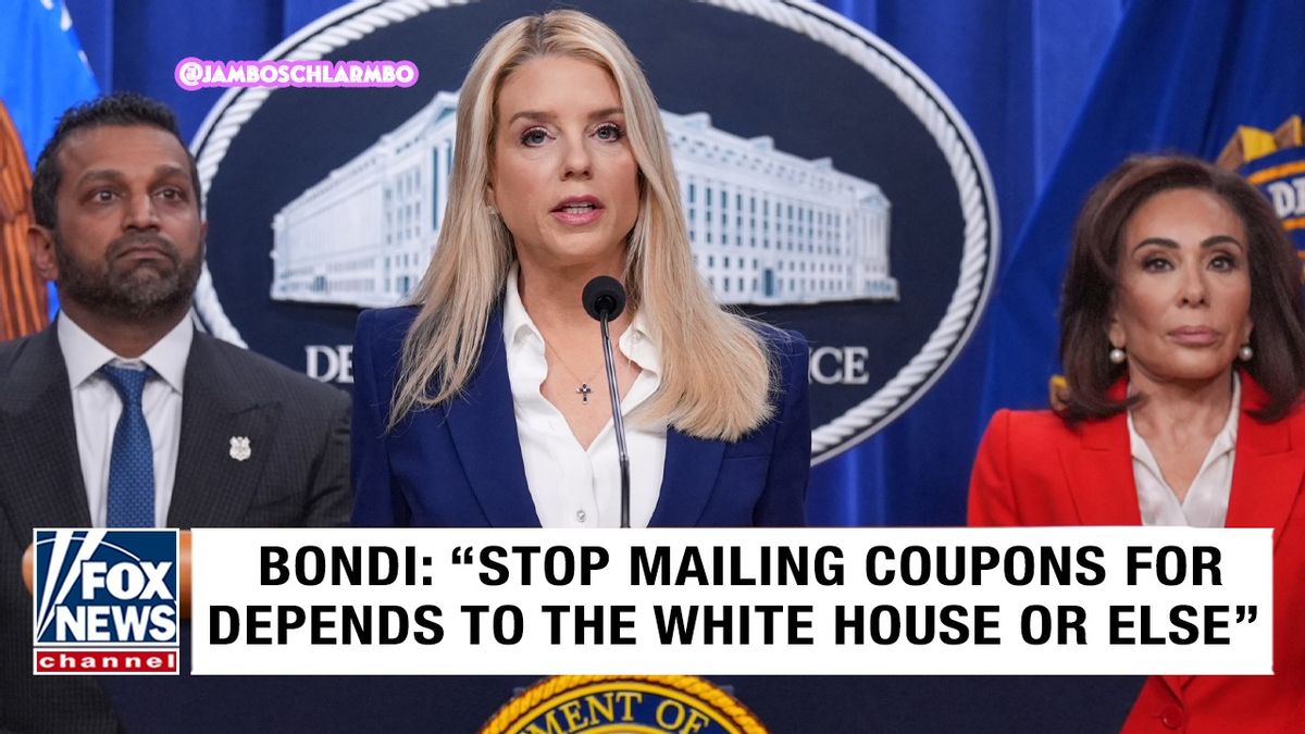 Watch out for claim that Bondi ordered people to stop sending ‘coupons for Depends’ to White House