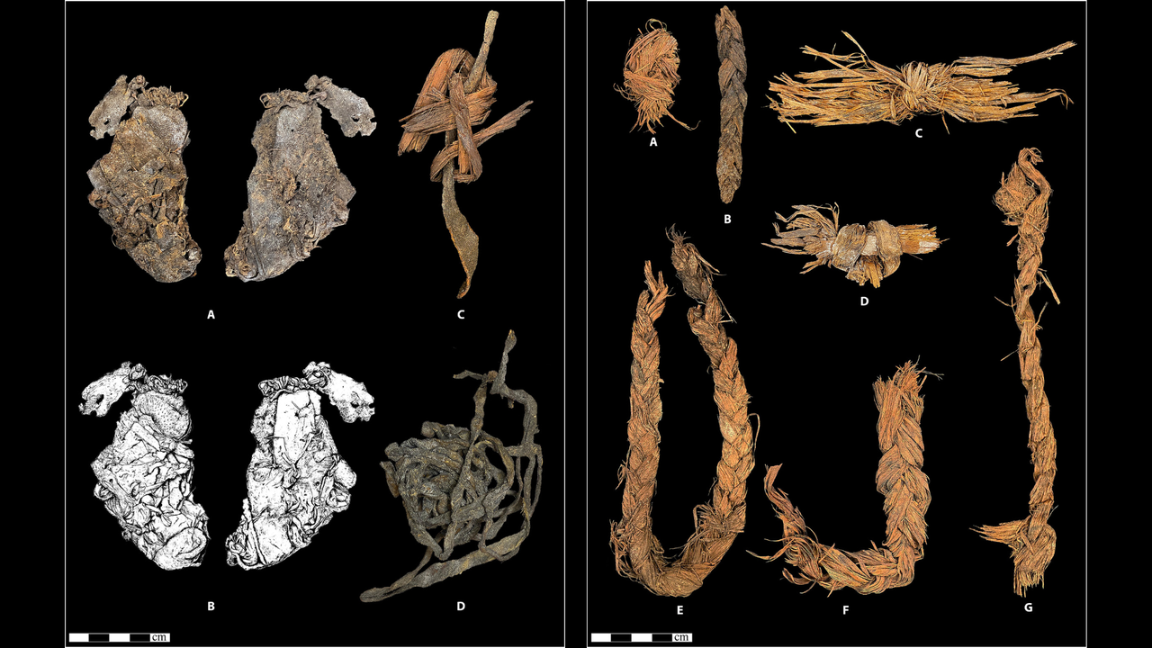 World’s oldest known sewn clothing may be stitched pieces of ice age hide unearthed in Oregon cave
