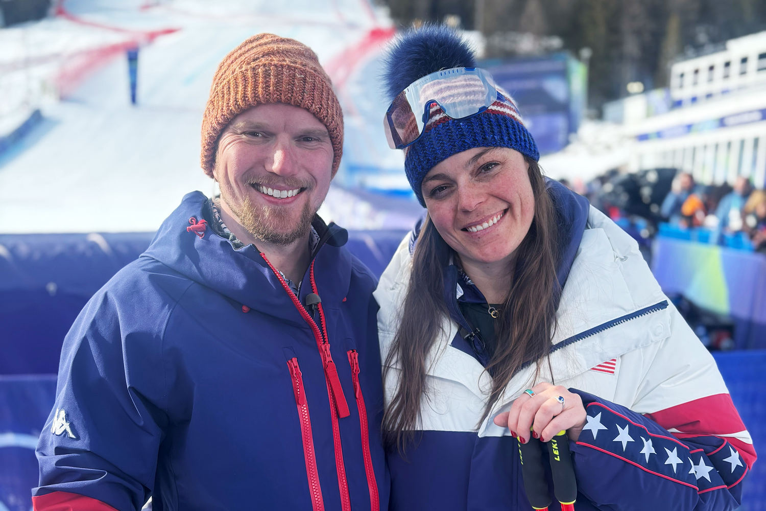 Breezy Johnson gets engaged at Winter Olympics after boyfriend proposes at finish line