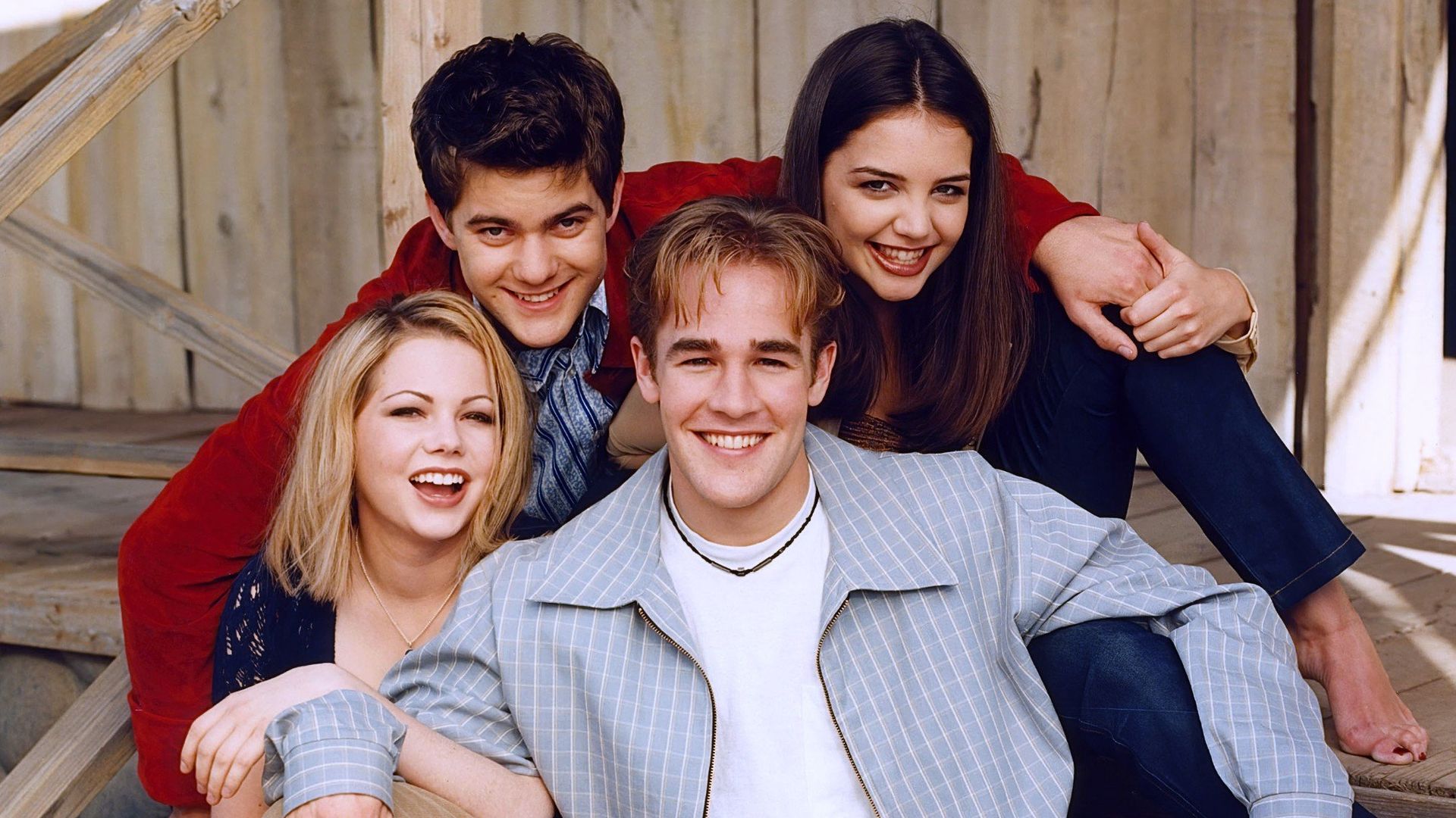 Katie Holmes pays tribute to Dawson’s Creek co-star James Van Der Beek