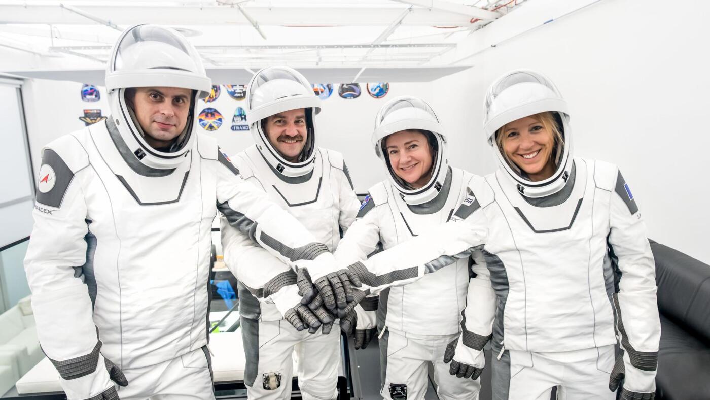 On their way! 4 people on NASA Crew-12 mission launch to International Space Station