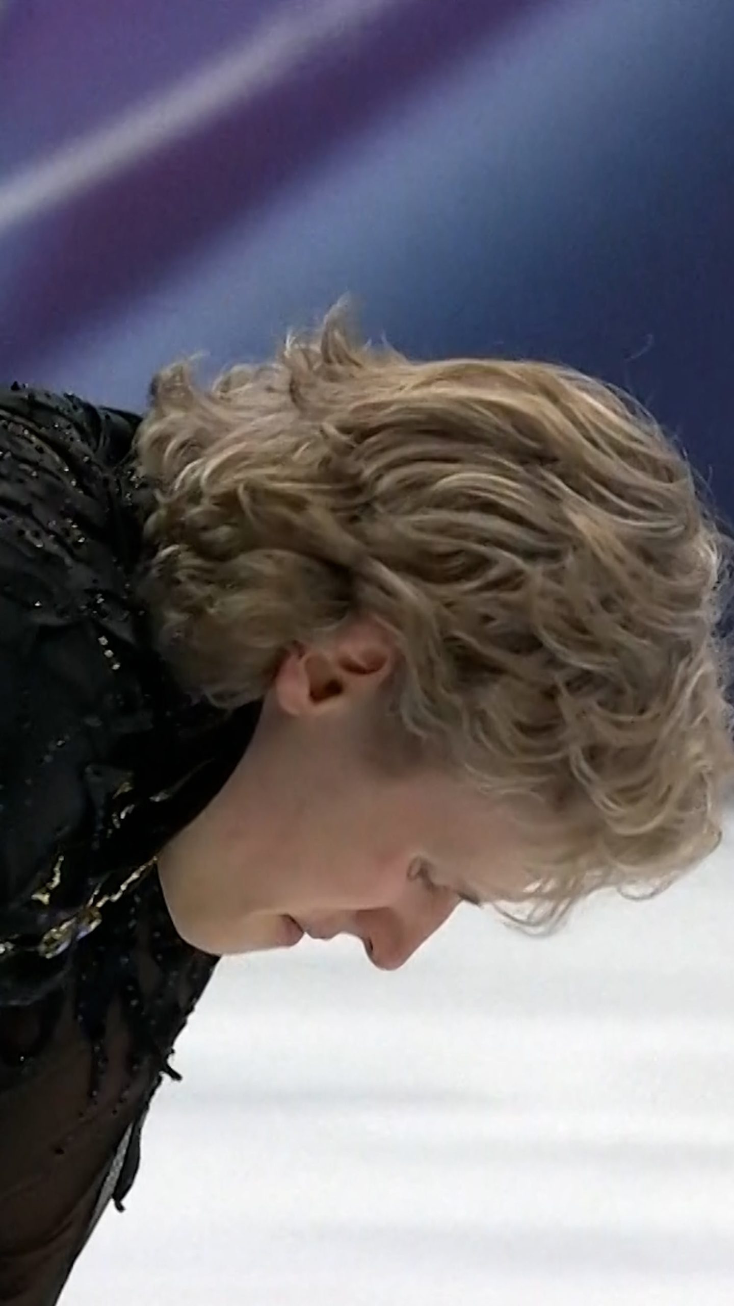 Ilia Malinin stumbles through men’s skating performance