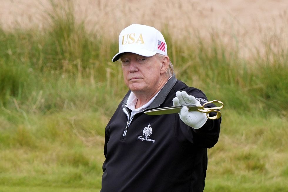 Golfers take swing at Trump over ‘unlawful assault’ on public golf course