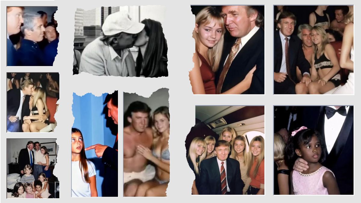 Fake images of Trump with underage girls that we’ve debunked