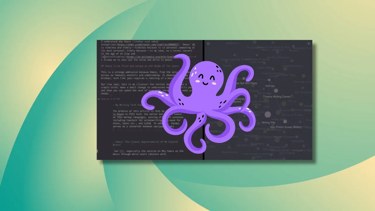 Why and How I am Using Emacs for Writing My Next Novel