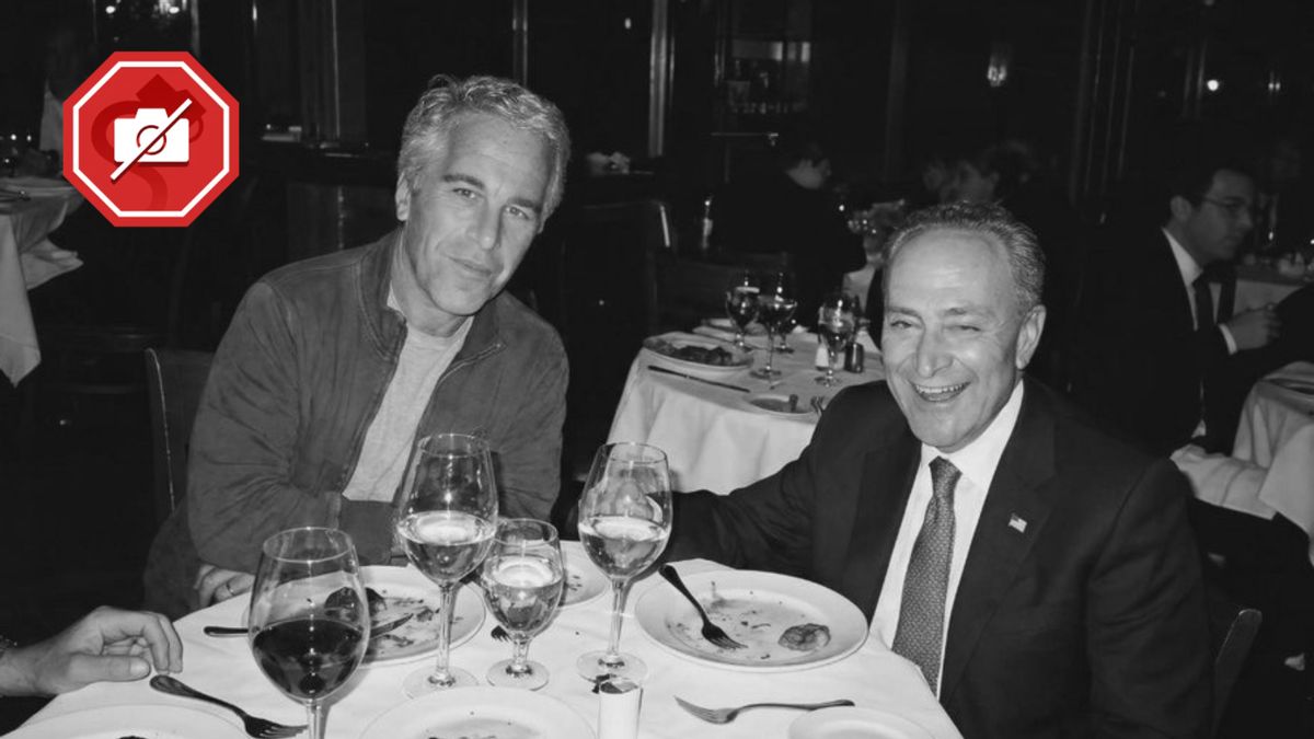 Don’t fall for alleged image of Epstein dining with Chuck Schumer