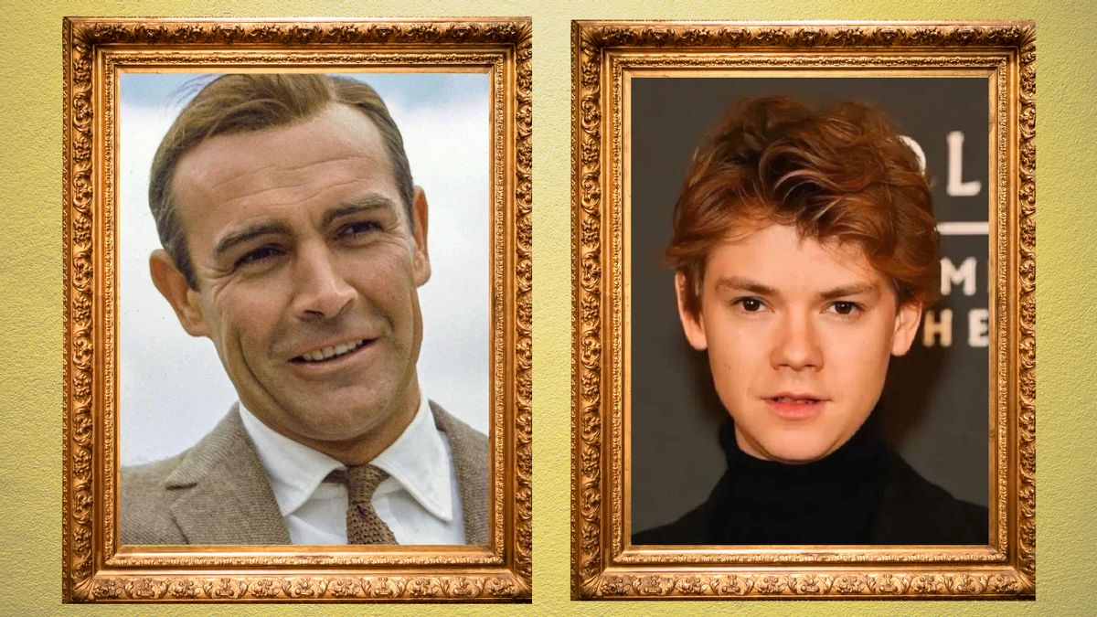 Posts claim photos show Sean Connery and Thomas Brodie-Sangster at age 34. They’re almost right