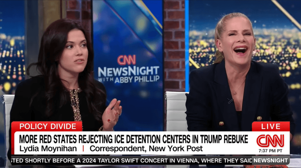 CNN panelist busts out laughing at analyst’s wild claim about ICE facilities