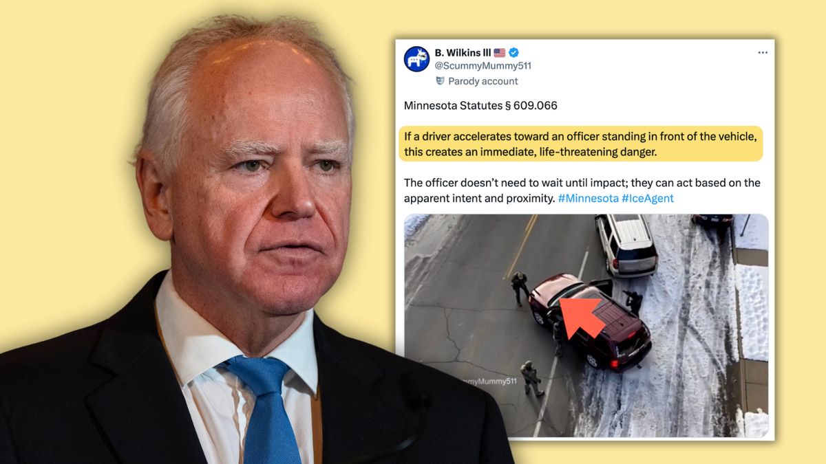 Did Walz sign Minnesota law letting officers use deadly force on some drivers? The truth is more complicated