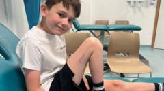 Boy first in UK to have pioneering leg-lengthening surgery