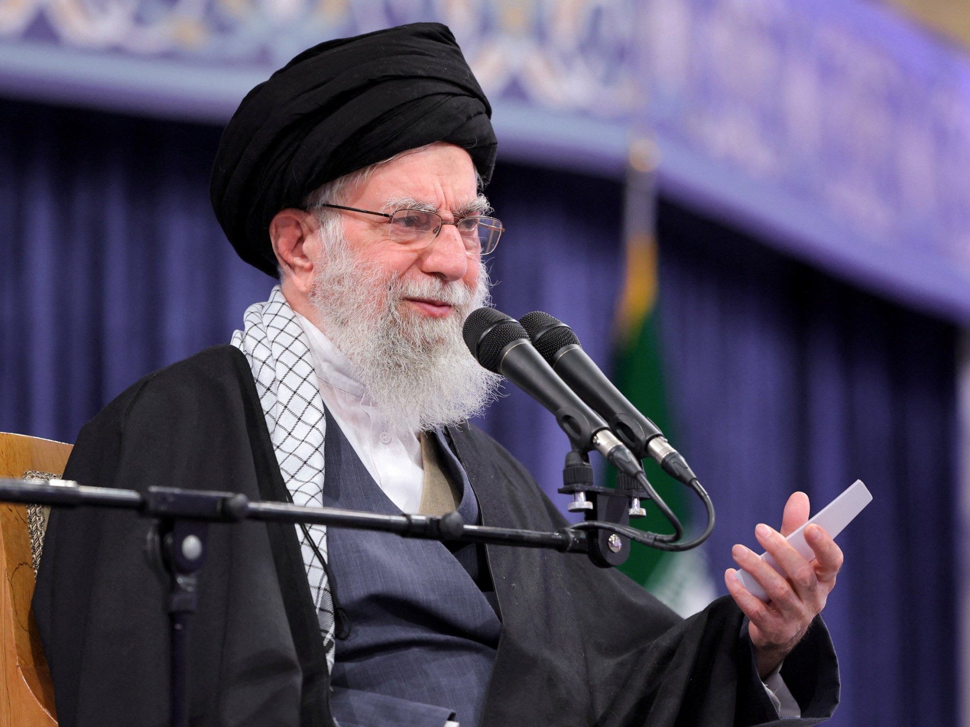 Iran’s Khamenei maintains tough rhetoric with US despite nuclear talks