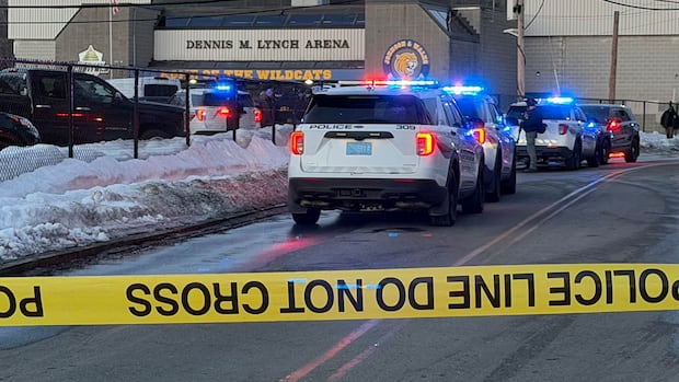 Victims in Rhode Island hockey arena shooting were suspect’s ex-wife and son