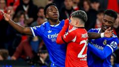 Benfica midfielder denies racially abusing Vinicius after Real Madrid match halted