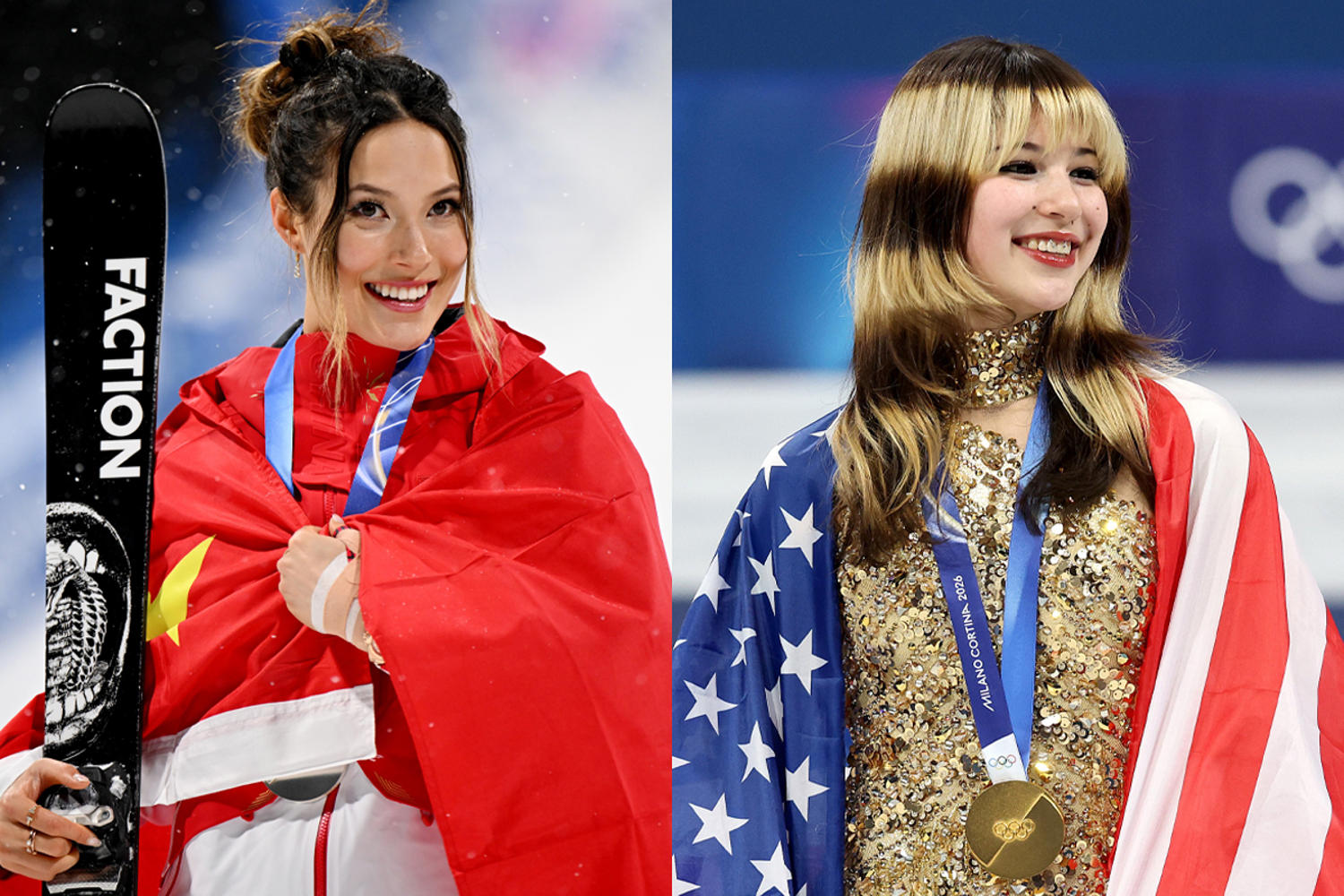 Gold medal greats Alysa Liu and Eileen Gu face uncomfortable comparisons at Olympics