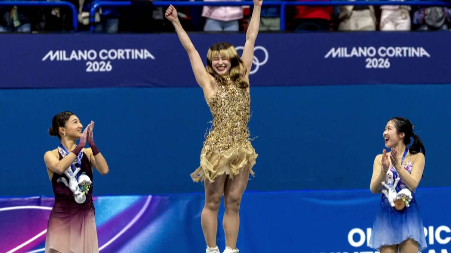 Figure skating gold medalists welcome Alysa Liu to exclusive club