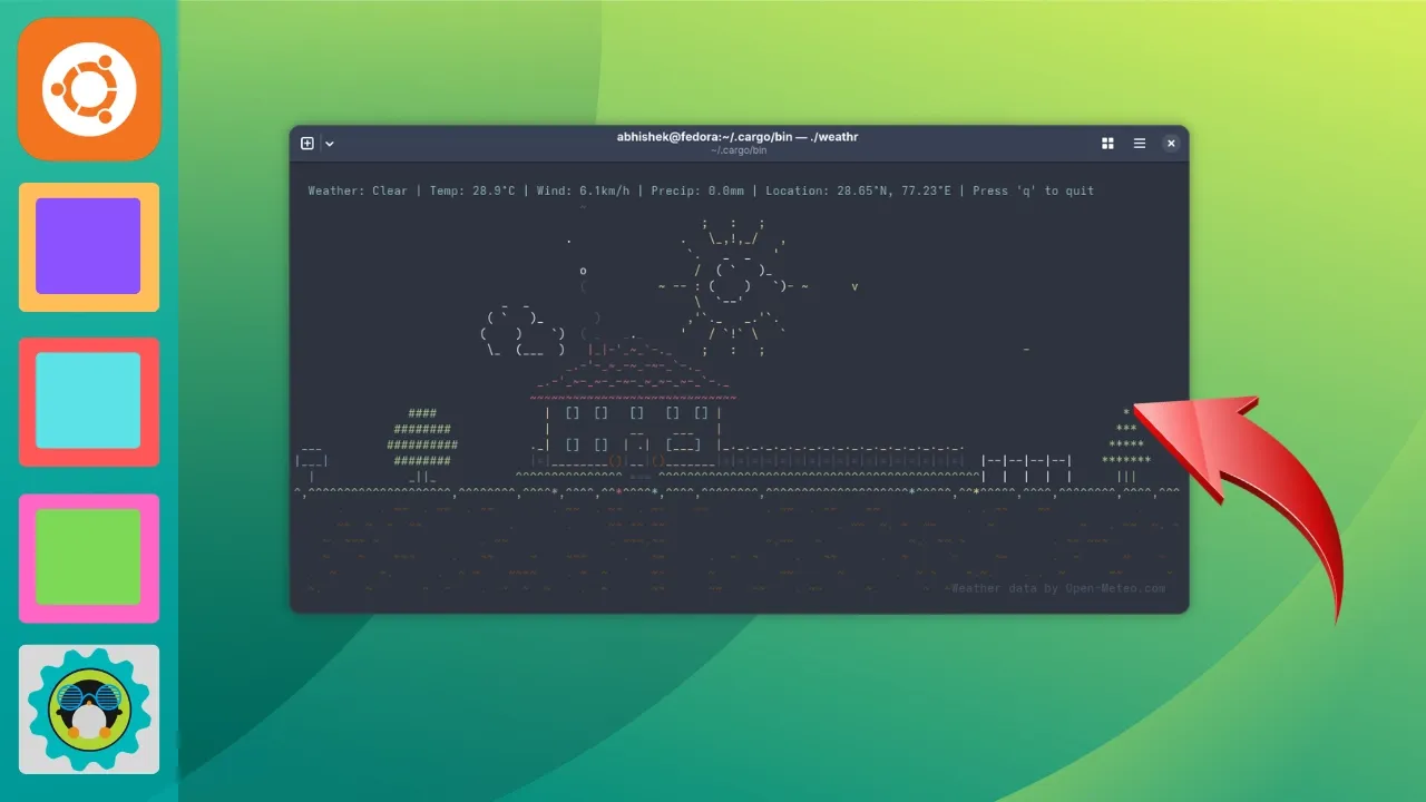 Give Your Weather Report an Animated ASCII Spin in Linux Terminal