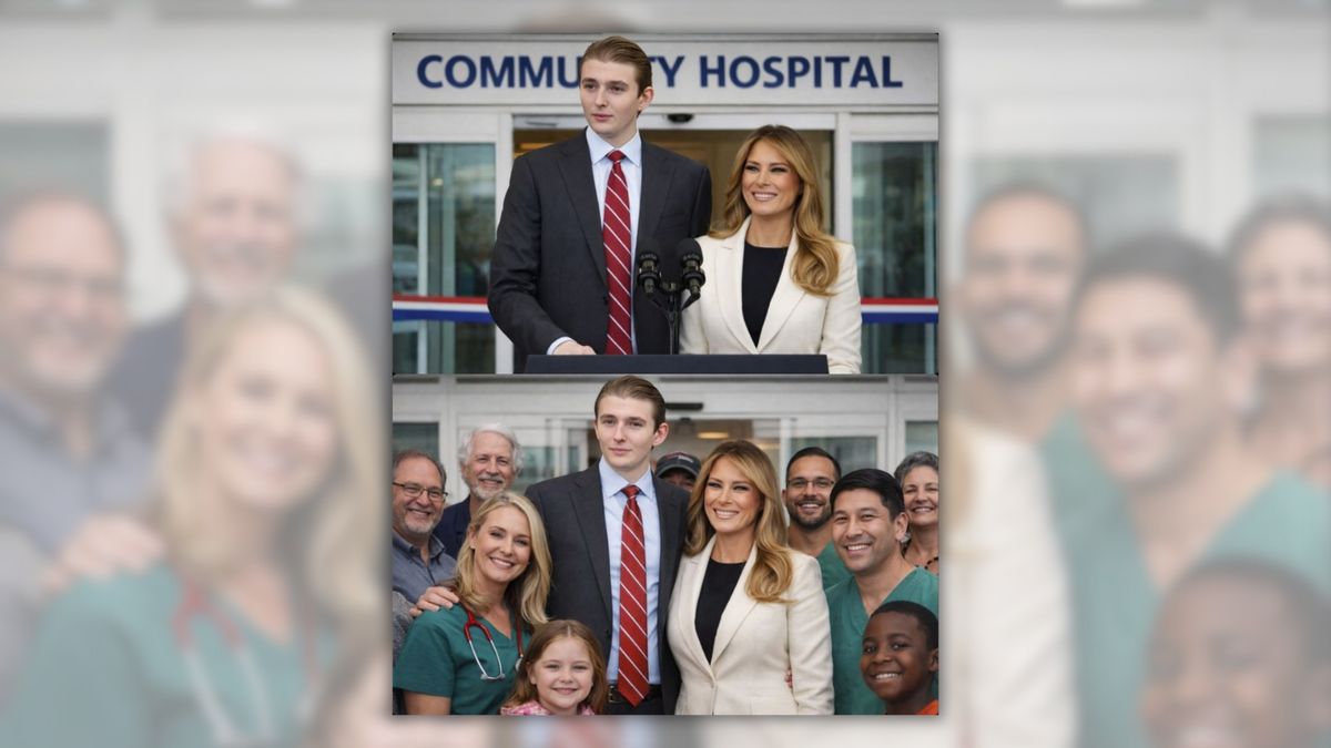 Did Melania and Barron Trump open ‘Hope Medical Center’ for homeless?