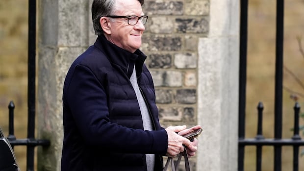 Ex-ambassador Peter Mandelson arrested in U.K. misconduct probe tied to Epstein files