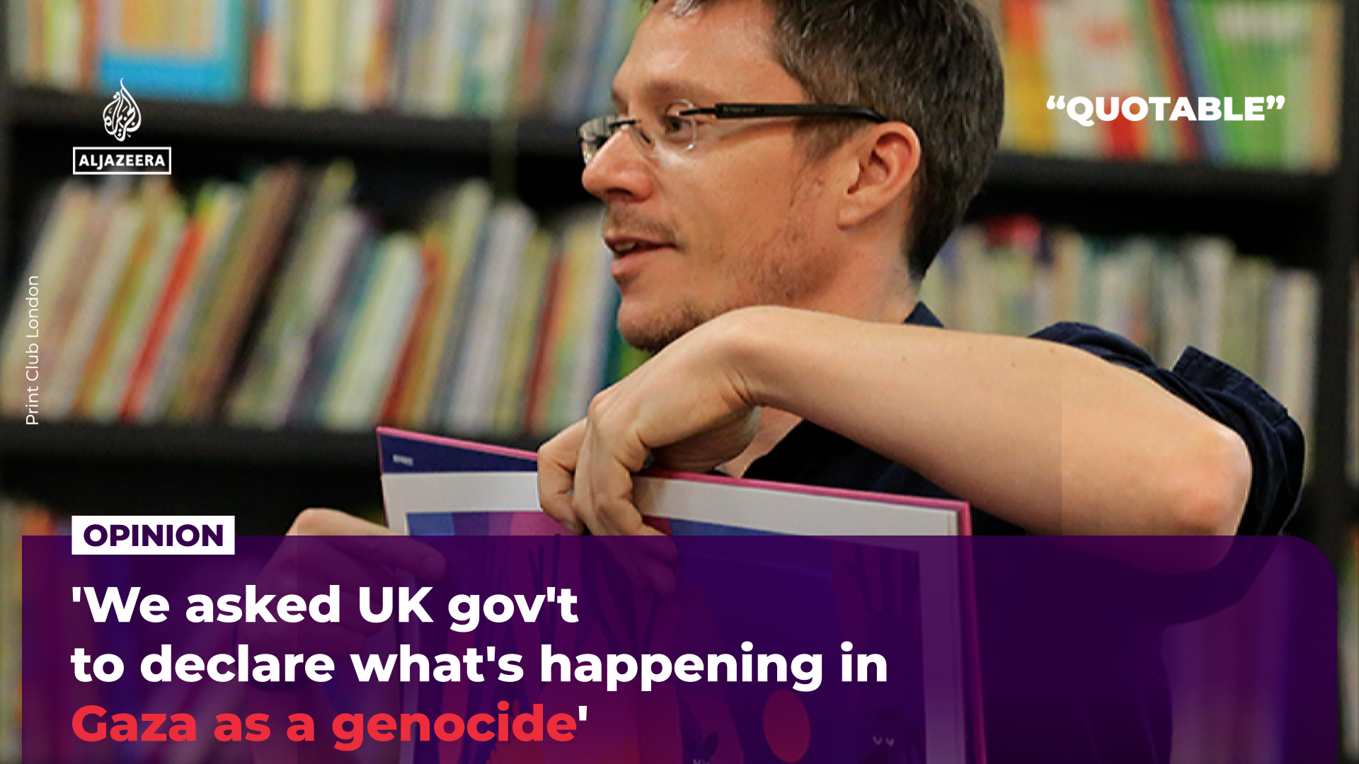 ‘We asked UK gov’t to declare what’s happening in Gaza as a genocide’