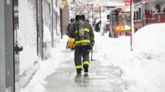 Two dead after winter storm hammers the US northeast