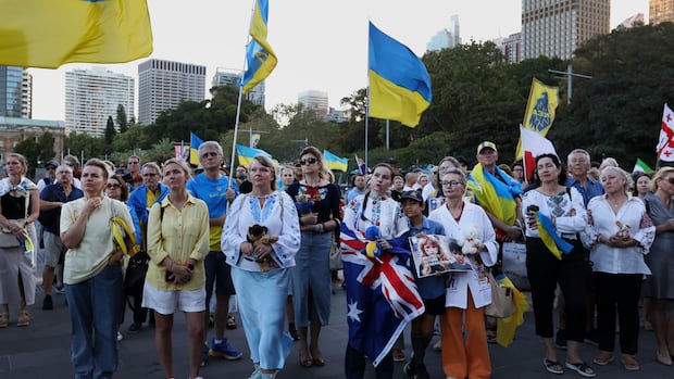 IN PHOTOS | Vigils held globally to mark the 4-year anniversary of Russia’s invasion of Ukraine