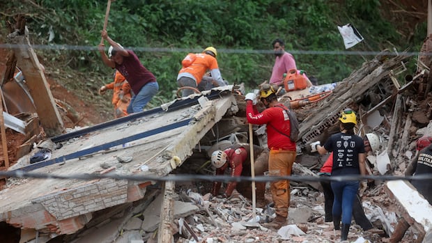 At least 30 dead, dozens missing from floods, mudslides in southeastern Brazil