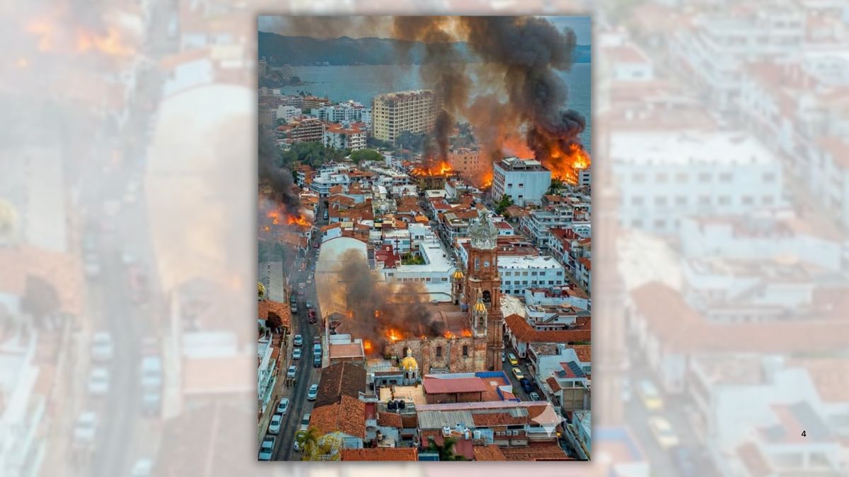 Don’t fall for AI-generated image of Puerto Vallarta after cartel attacks