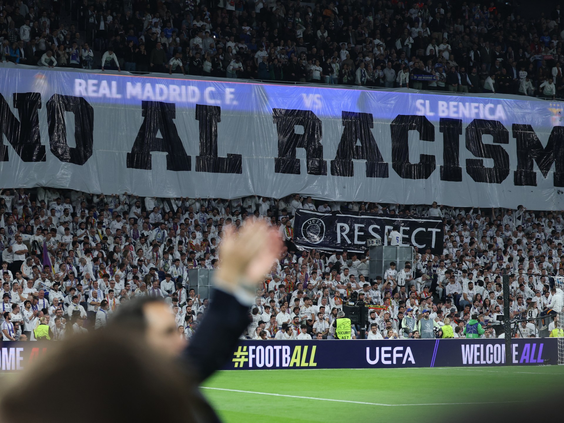 Real Madrid ban club member who did Nazi salute during Benfica match