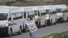 Girl, 14, shot dead as South Africa’s ‘taxi wars’ hit school