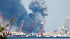 Iran says it has hit US base in Bahrain, as it launches strikes across region