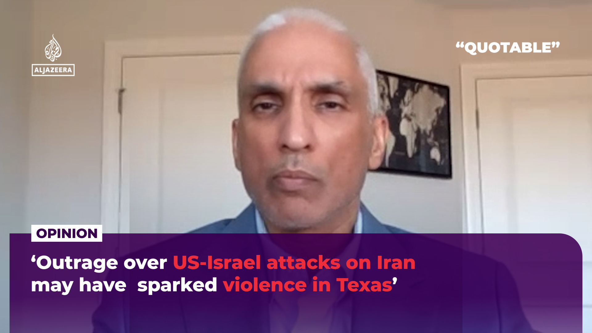 ‘Outrage over US-Israel attacks on Iran may have sparked violence in Texas’