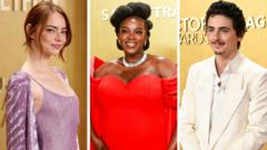 Stars hit the Actor Awards red carpet – in pictures