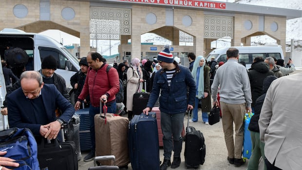 Iran has been cut off by internet blackouts. Those leaving give a glimpse of the reality on the ground