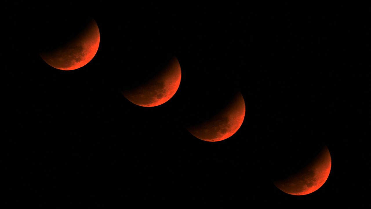 ‘Blood moon’ total lunar eclipse dazzles millions around the world (photos)