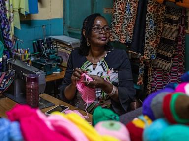 A breast cancer survivor knits prostheses in Kenya as silicone ones are costly