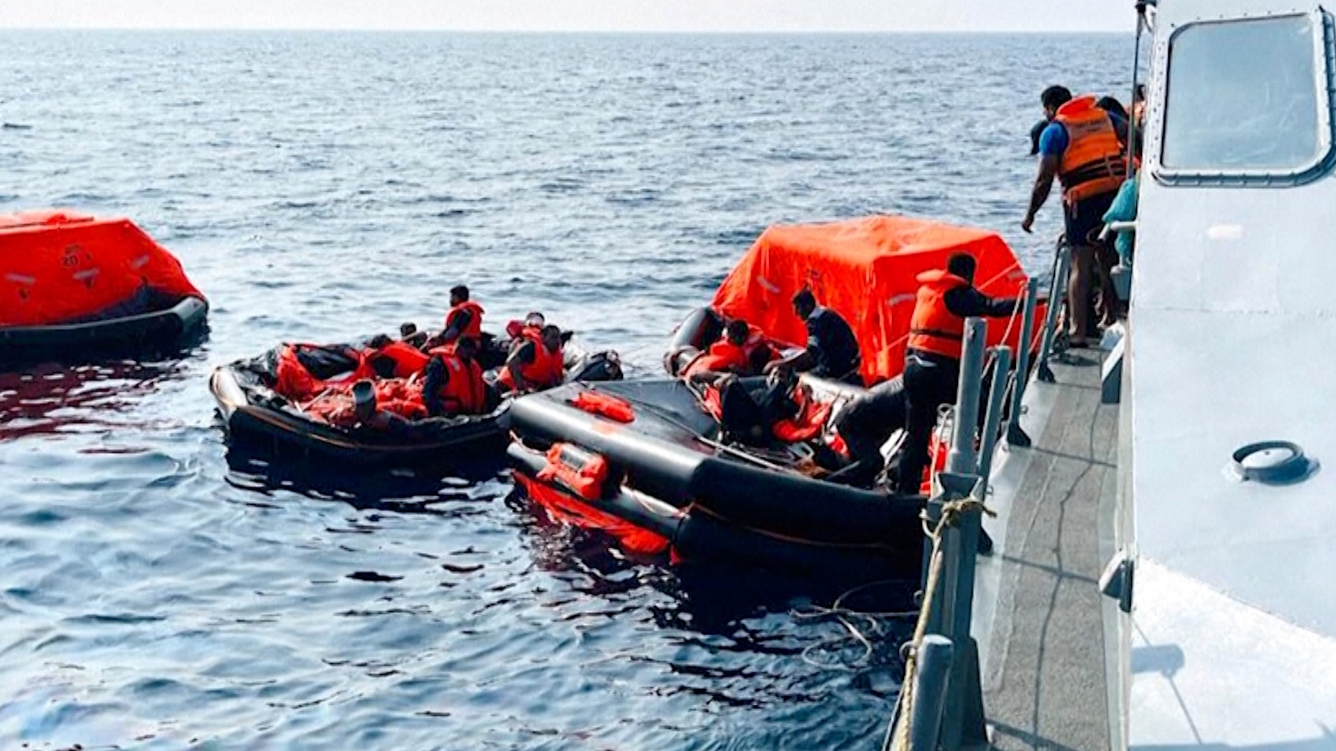 New video shows rescue of Iran sailors after US attack on ship